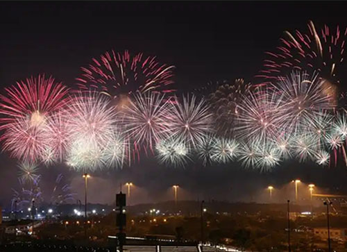 礼县焰火晚会